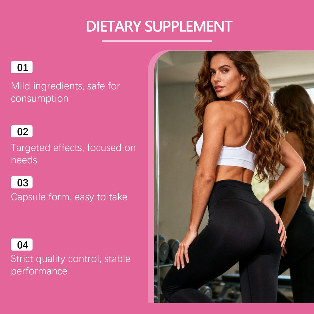 Cross-border DOCTEAT breast care capsules nourish the skin of the buttocks and breasts, boost vitality, and contain gentle ingredients for daily use.