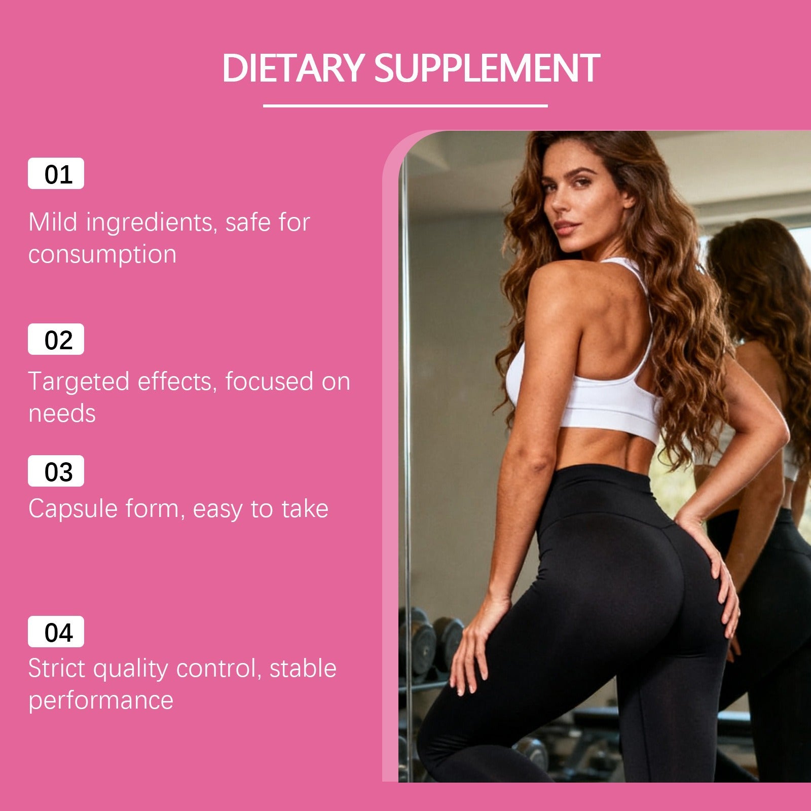 Cross-border DOCTEAT breast care capsules nourish the skin of the buttocks and breasts, boost vitality, and contain gentle ingredients for daily use.