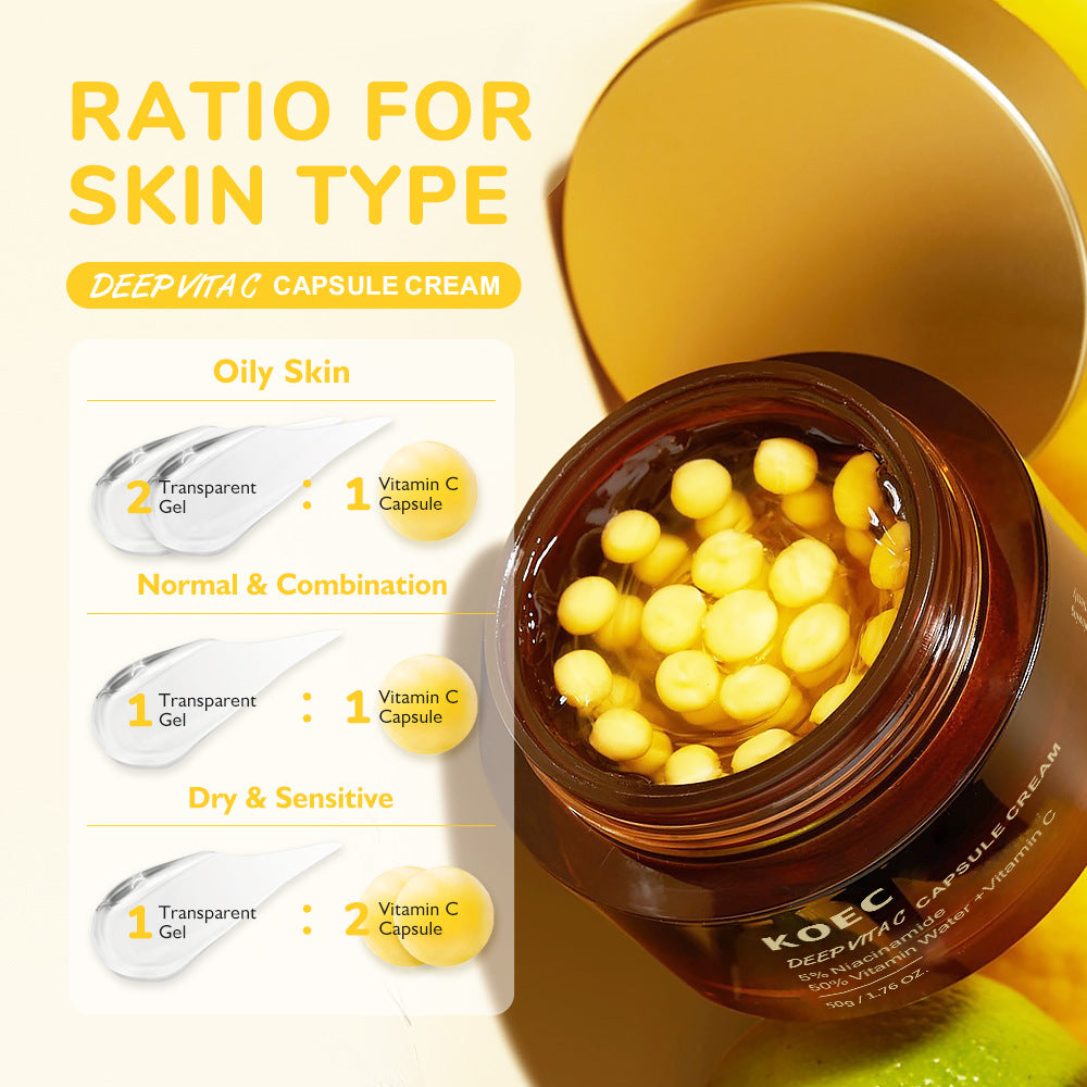 KOEC Deep VC Capsule Cream, a popular cross-border e-commerce product, is currently in stock.