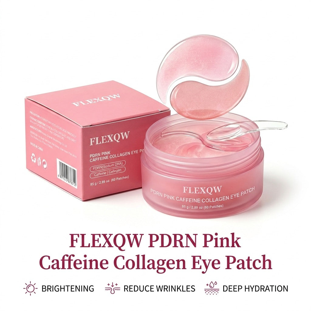 Cross-border pink caffeine collagen eye mask gently moisturizes, protects, locks in moisture, and improves skin elasticity and sagging around the eyes.