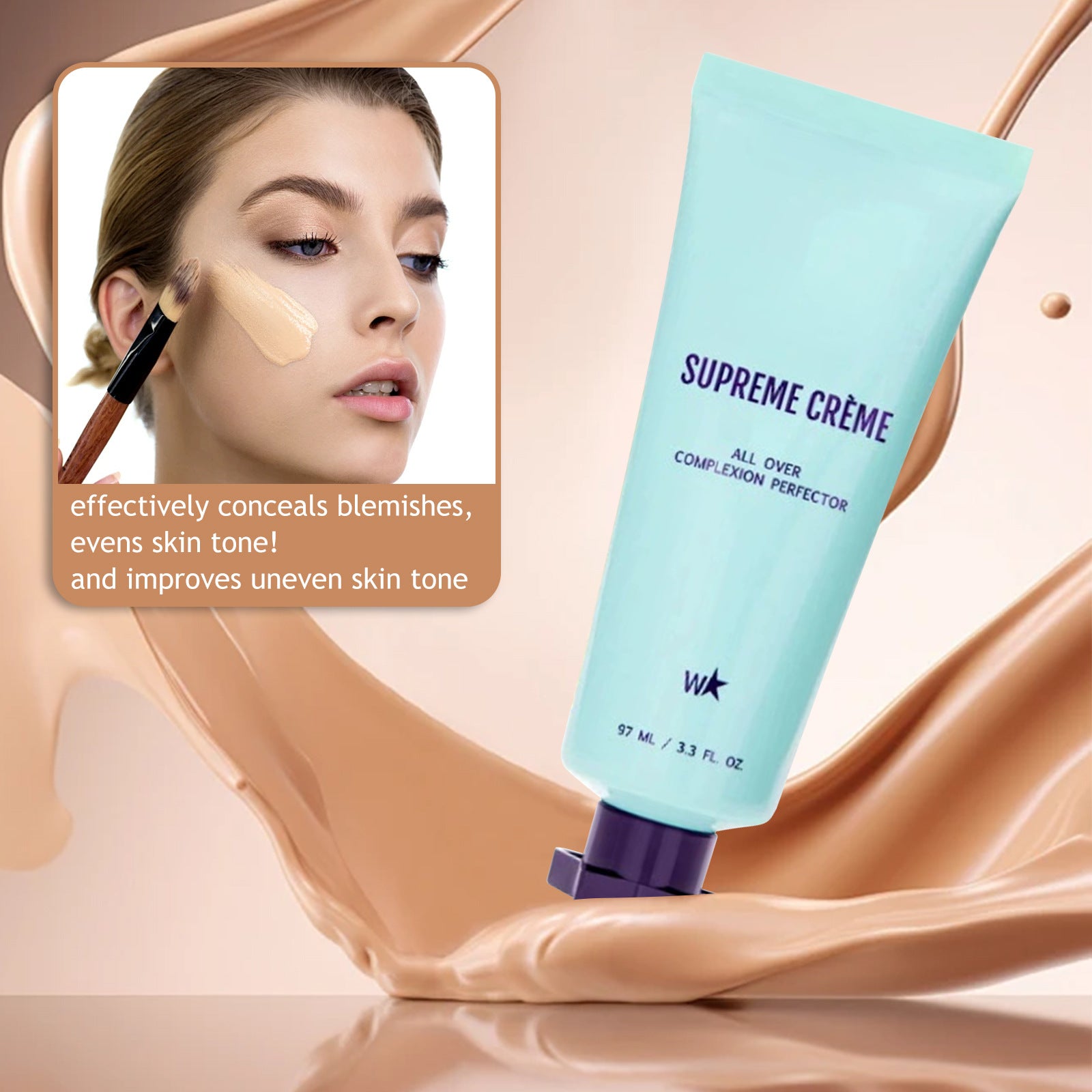 Spot cross-border hot-selling full-effect cream lotion moisturizing, even skin tone, covering blemishes