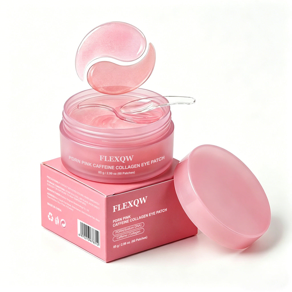Cross-border pink caffeine collagen eye mask gently moisturizes, protects, locks in moisture, and improves skin elasticity and sagging around the eyes.