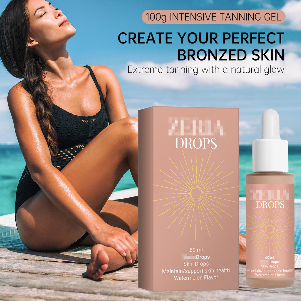 Cross-border hit Skin Drops Natural Tanning Drops Sunless Tanning Drops