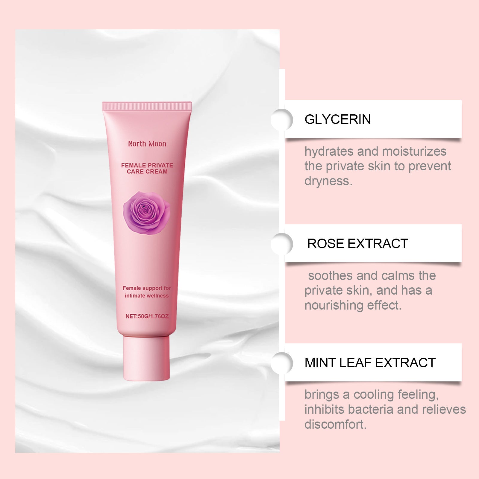 NORTH MOON Women's Care Cream - Gentle and Moisturizing Daily Cream for Soft Skin