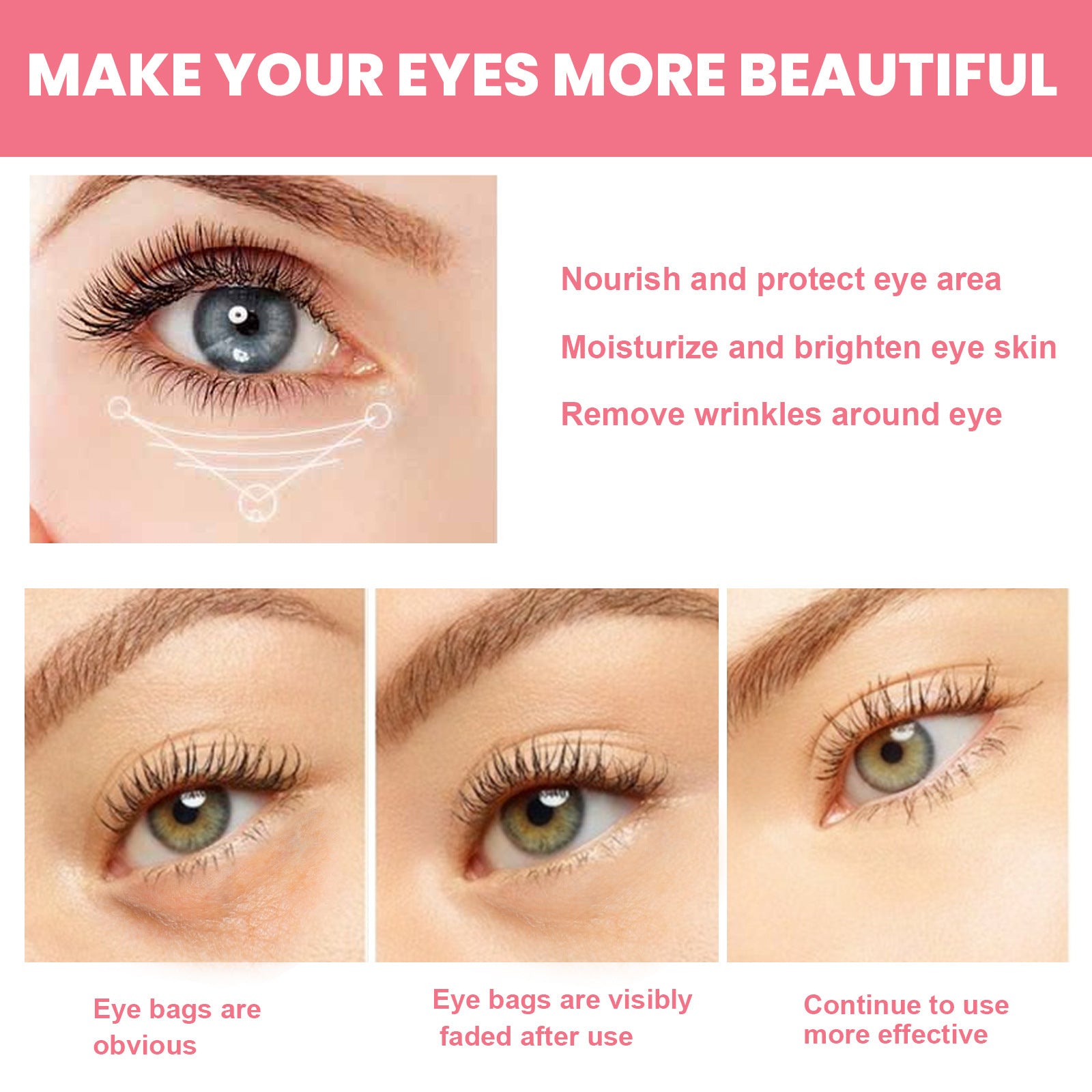 West&Month Rosehip Eye Cream Stick reduces fine lines and eye bags, hydrates and firms the skin
