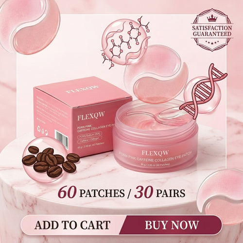 Cross-border pink caffeine collagen eye mask gently moisturizes, protects, locks in moisture, and improves skin elasticity and sagging around the eyes.